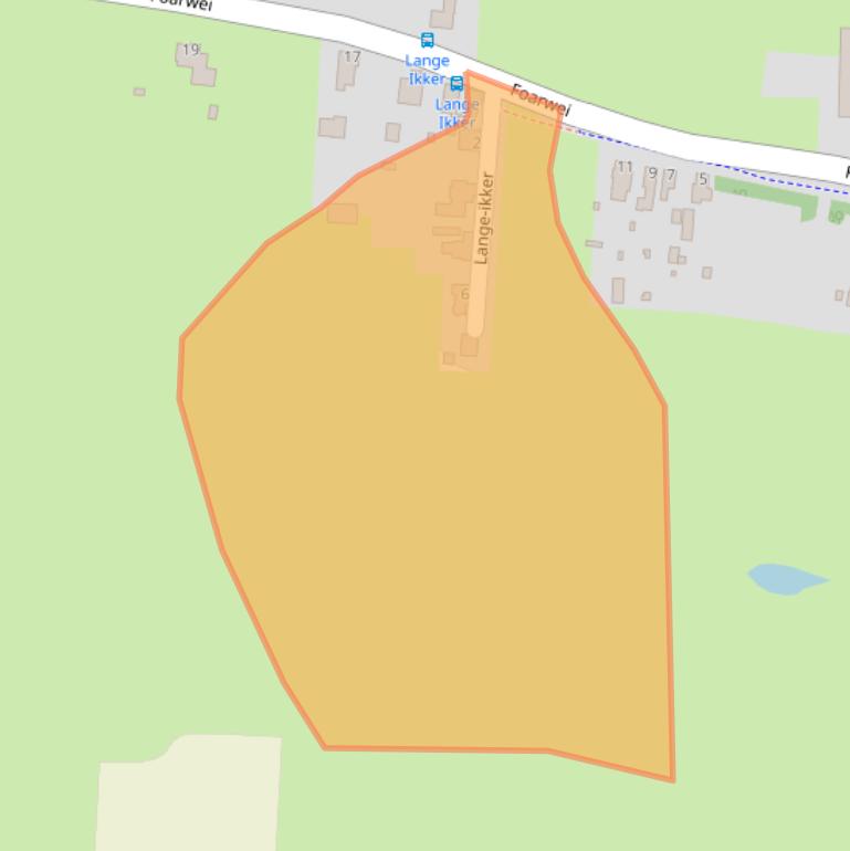 Kaart van postcodegebied 9294KG.