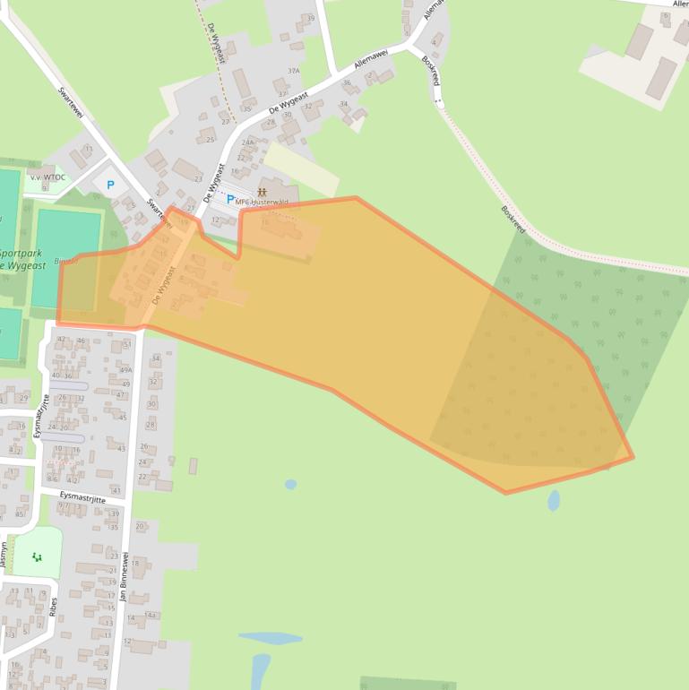 Kaart van postcodegebied 9294KN.