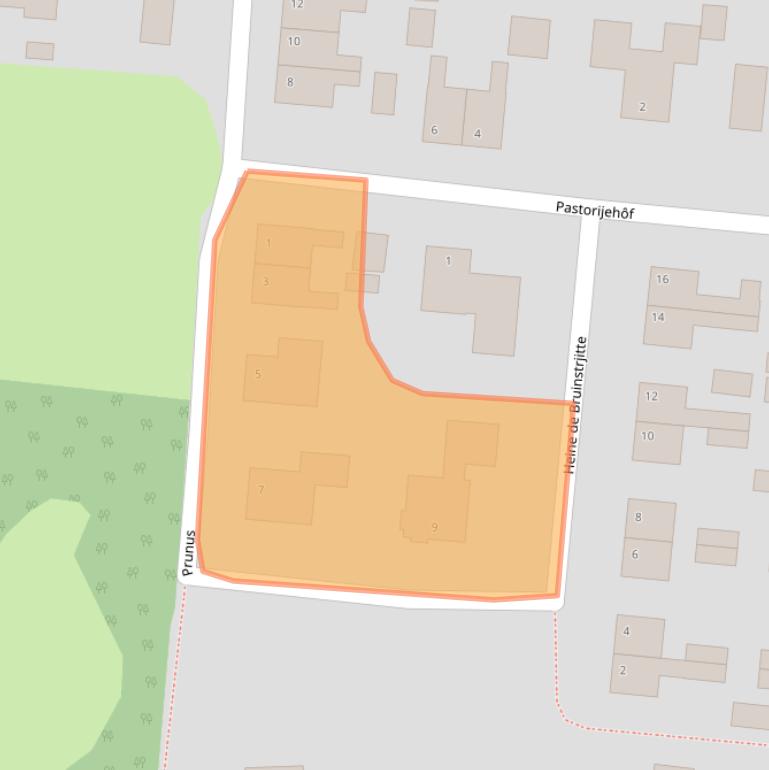 Kaart van postcodegebied 9294KX.