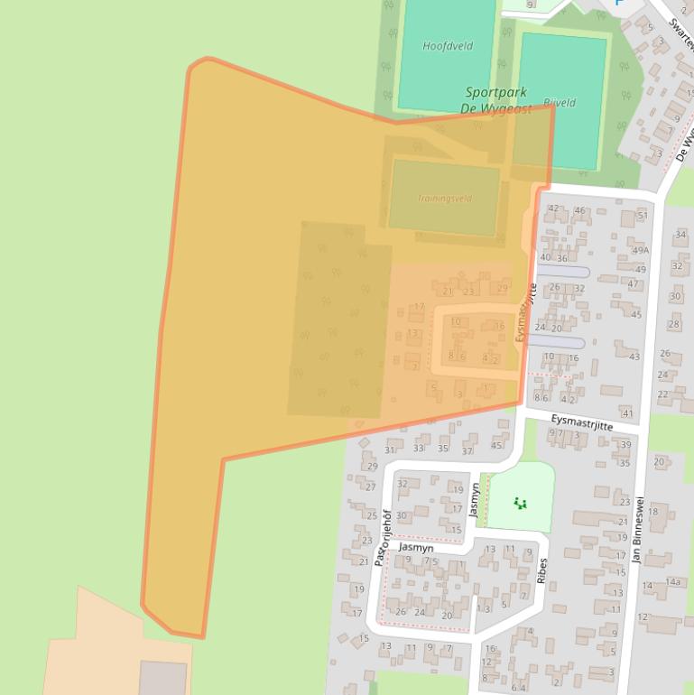 Kaart van postcodegebied 9294LA.
