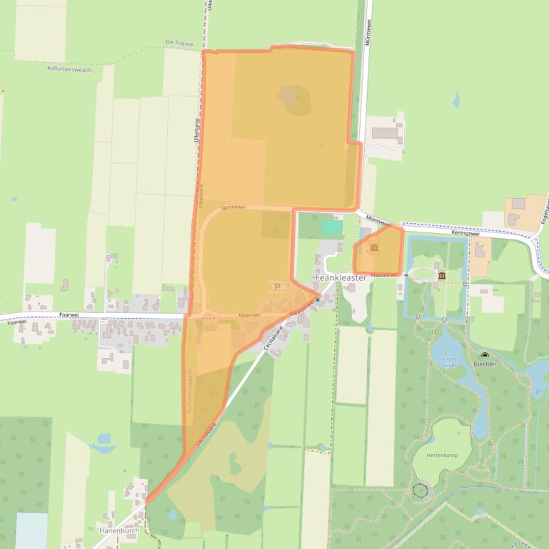 Kaart van postcodegebied 9297WS.