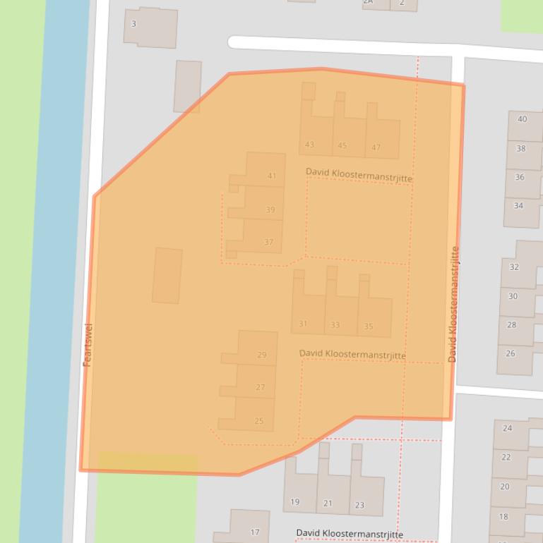 Kaart van postcodegebied 9298JX.