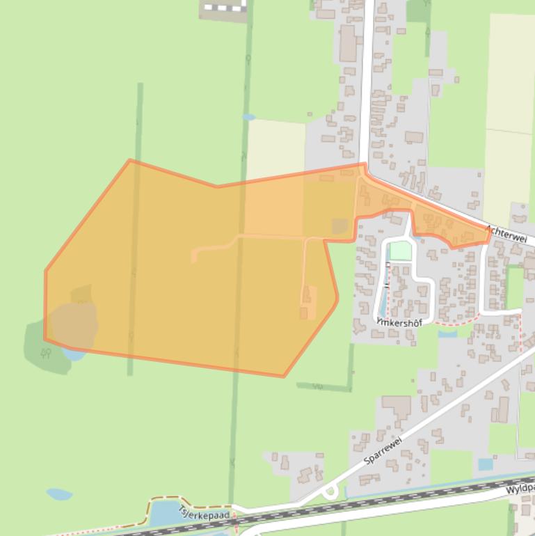 Kaart van postcodegebied 9298RL.