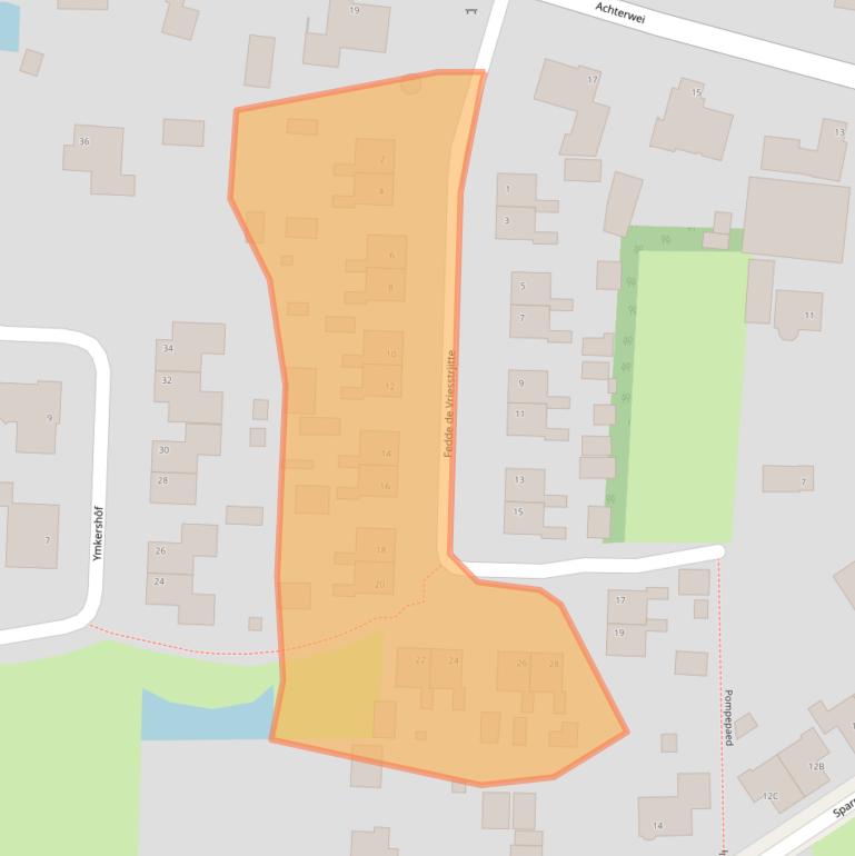 Kaart van postcodegebied 9298RP.