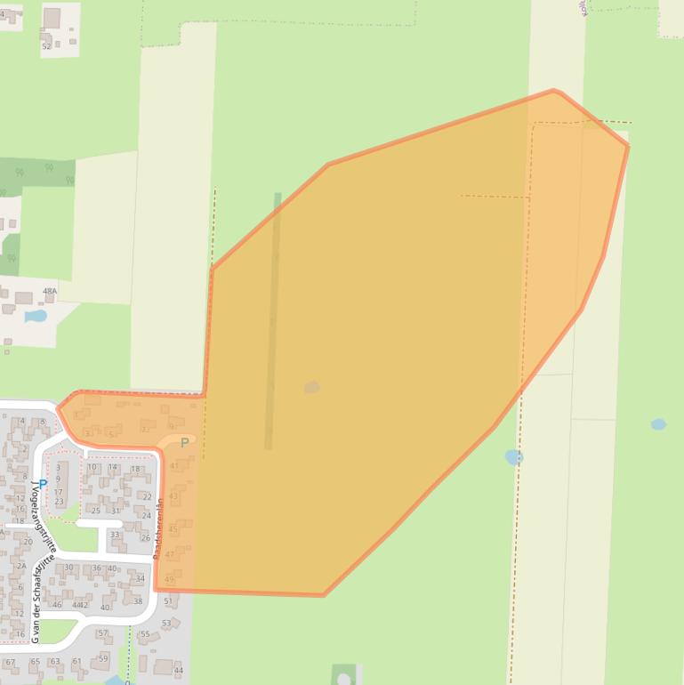 Kaart van postcodegebied 9298VL.