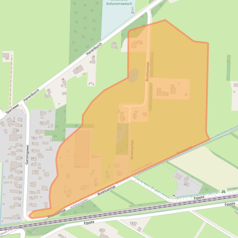 Kaart van postcodegebied 9298VR.