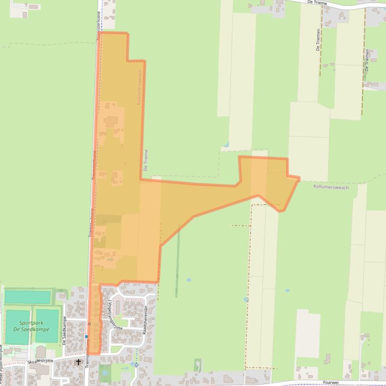 Kaart van postcodegebied 9298VW.
