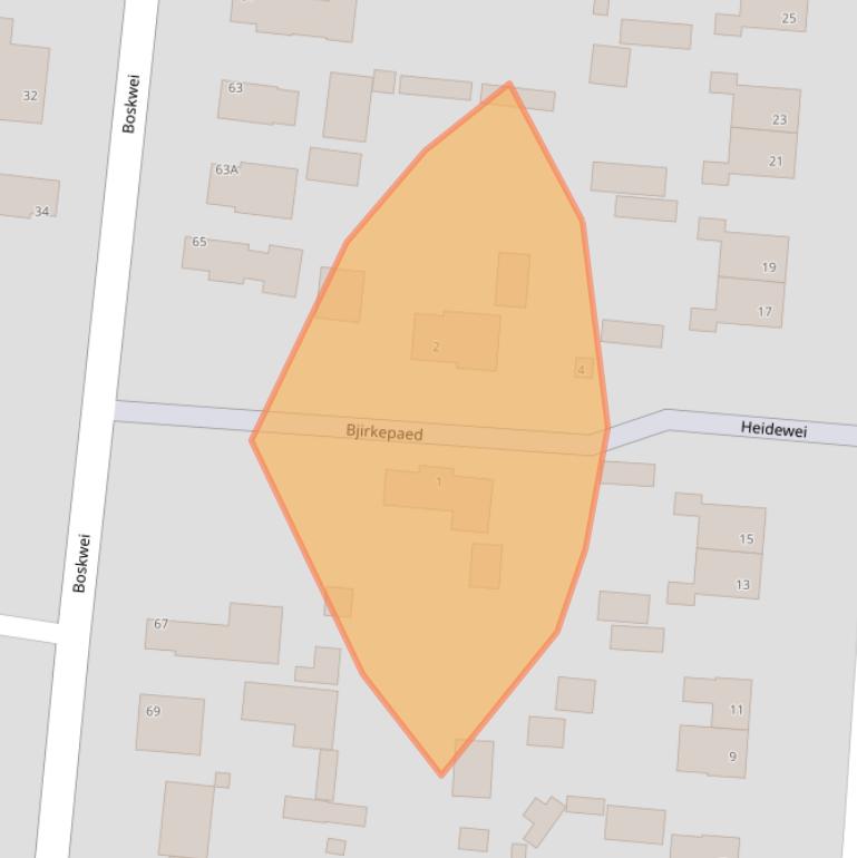 Kaart van postcodegebied 9299HM.