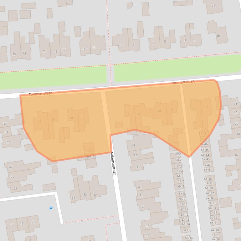 Kaart van postcodegebied 9301CG.