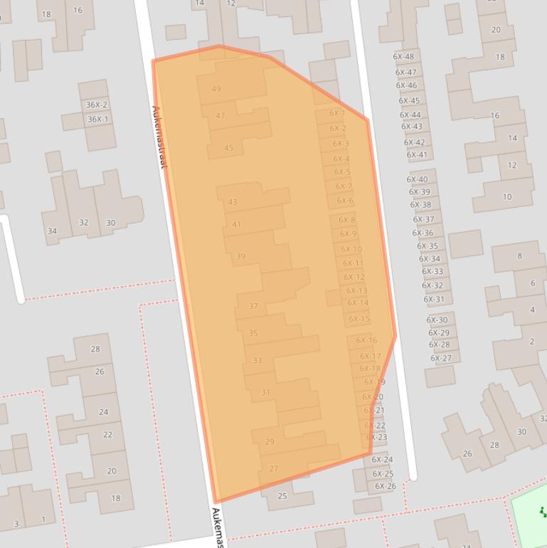 Kaart van postcodegebied 9301CK.