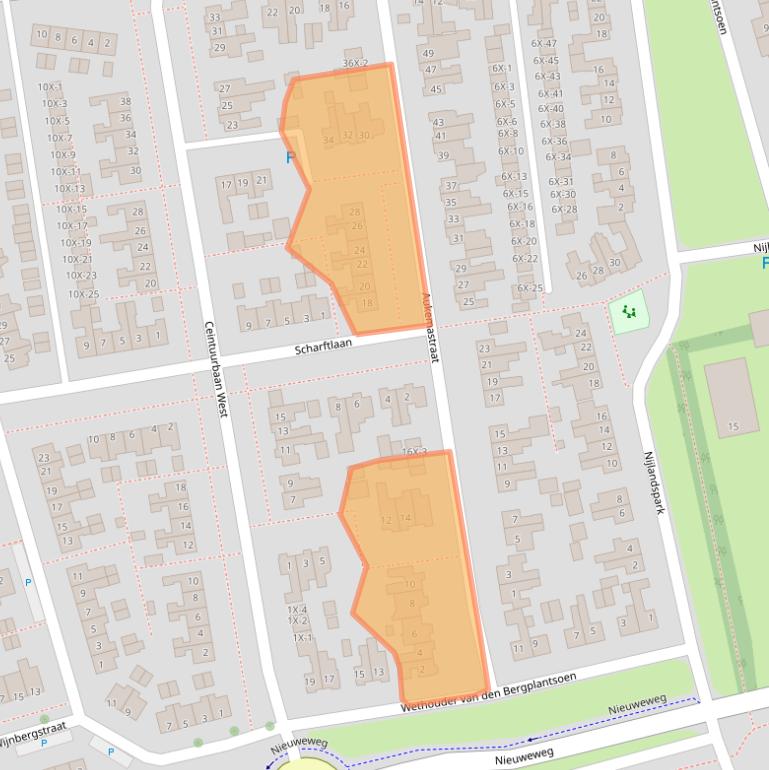 Kaart van postcodegebied 9301CL.