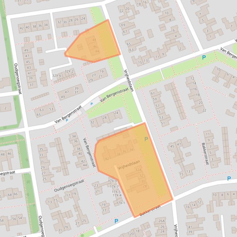 Kaart van postcodegebied 9301ET.