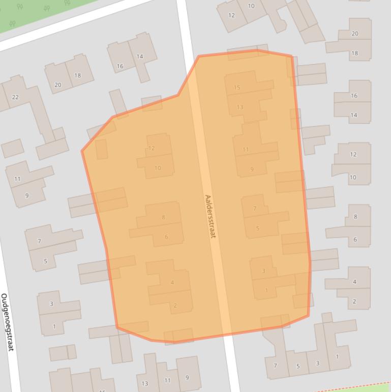 Kaart van postcodegebied 9301EV.