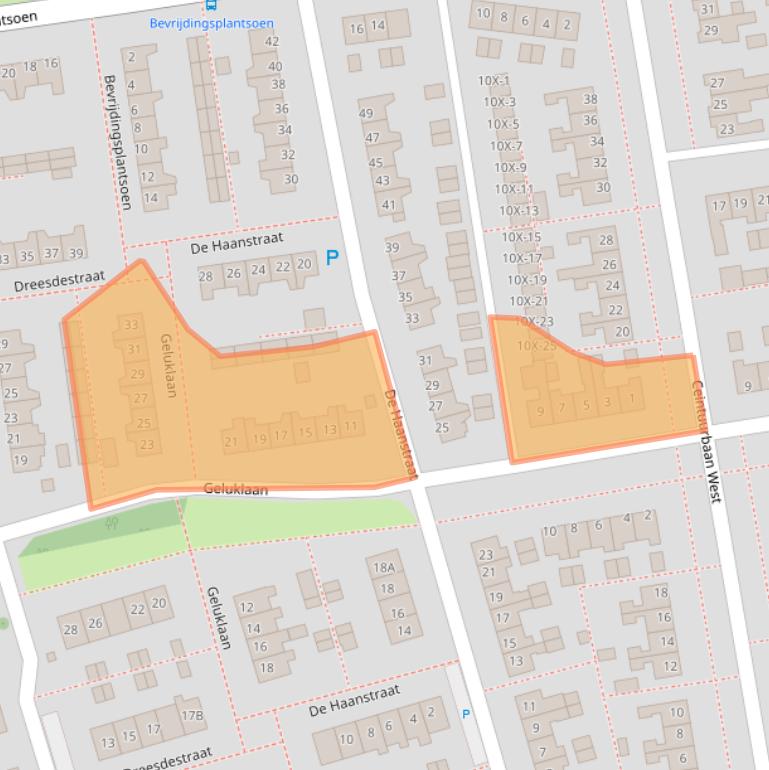 Kaart van postcodegebied 9301GH.