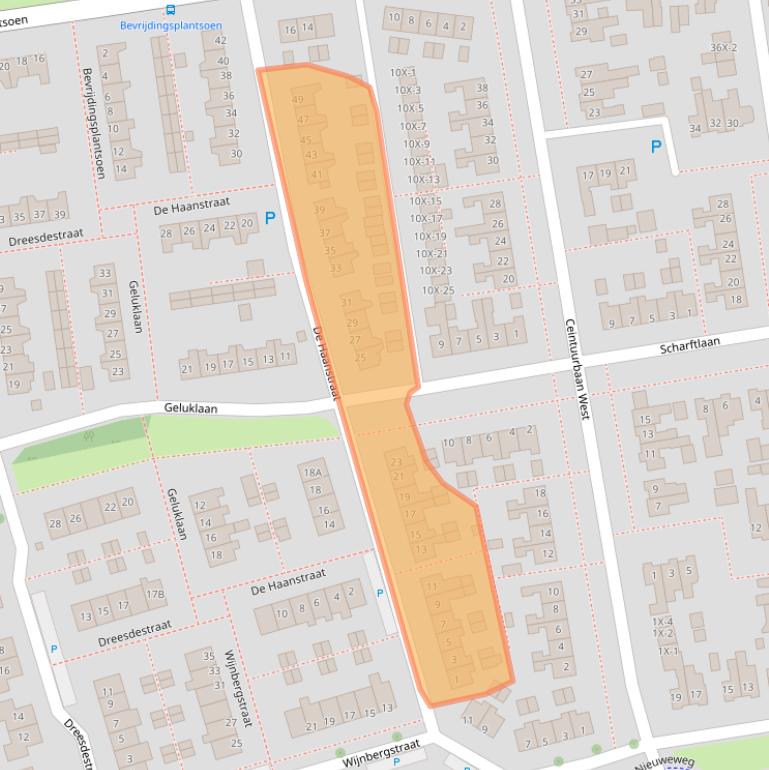 Kaart van postcodegebied 9301GK.