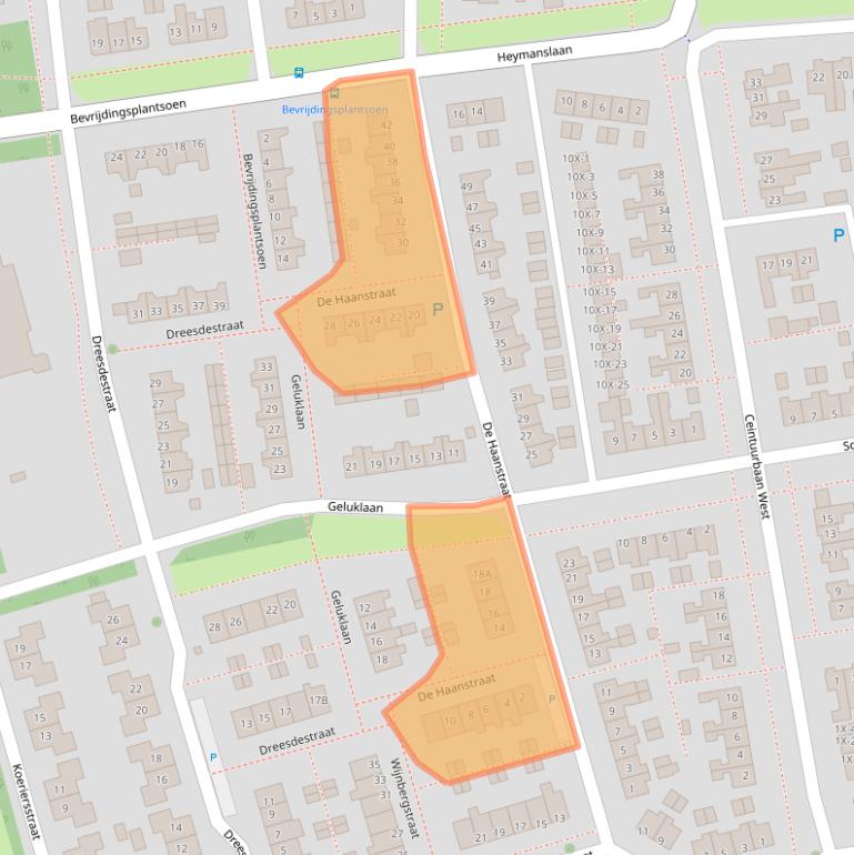 Kaart van postcodegebied 9301GL.