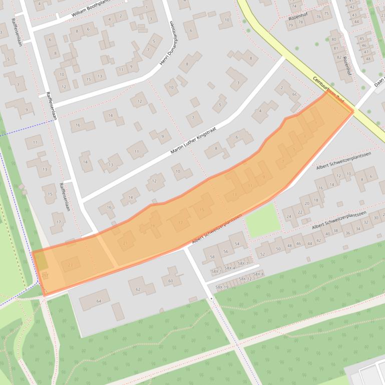 Kaart van postcodegebied 9301HA.