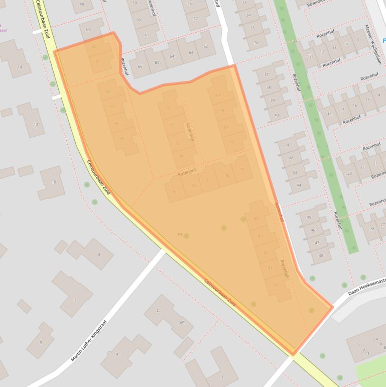 Kaart van postcodegebied 9301HH.