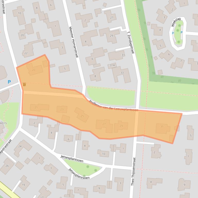 Kaart van postcodegebied 9301HS.