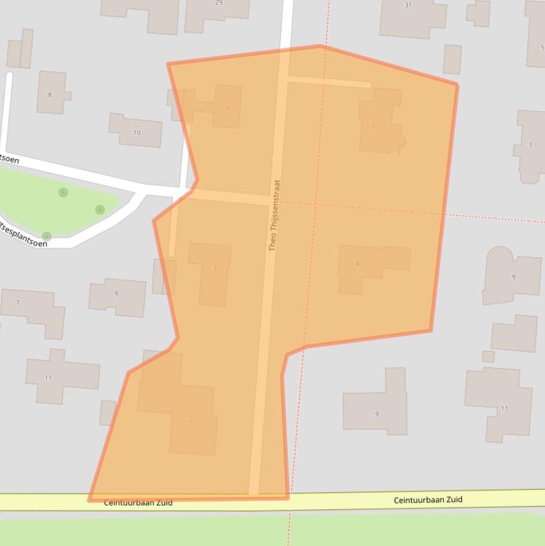 Kaart van postcodegebied 9301HV.