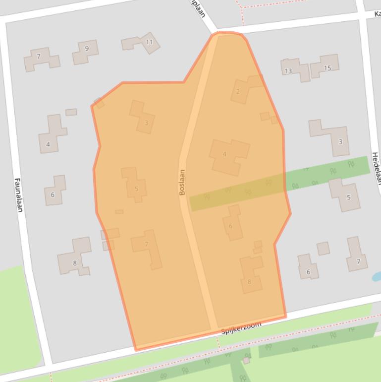 Kaart van postcodegebied 9301KH.