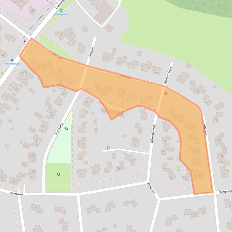 Kaart van postcodegebied 9301KN.