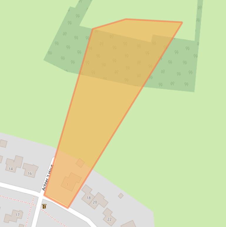 Kaart van postcodegebied 9301KR.