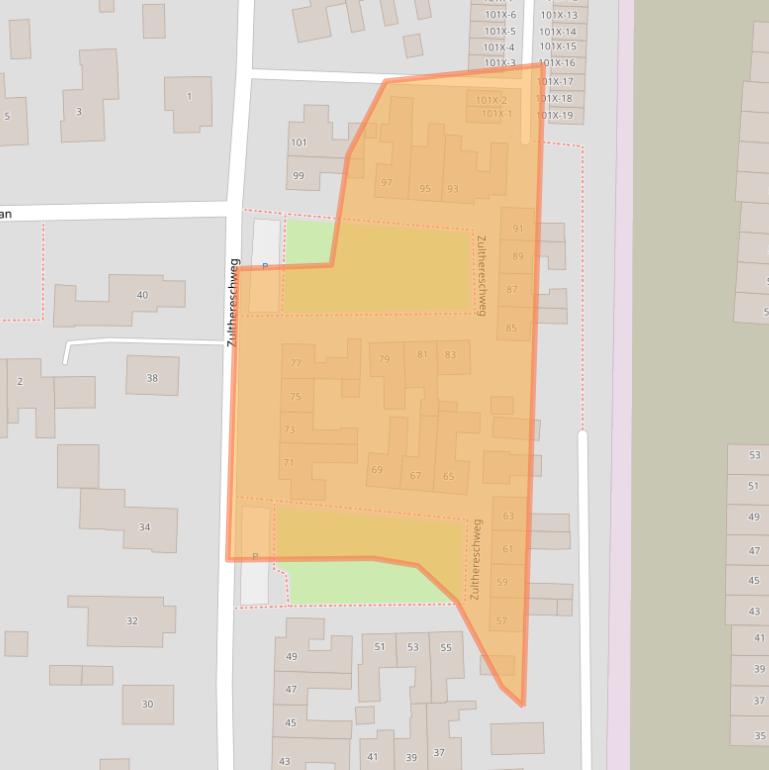 Kaart van postcodegebied 9301ME.