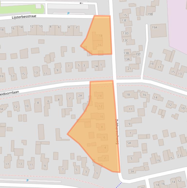Kaart van postcodegebied 9301MH.