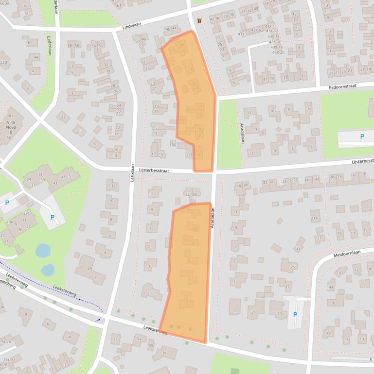 Kaart van postcodegebied 9301MS.