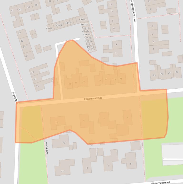 Kaart van postcodegebied 9301MX.