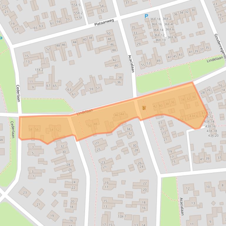 Kaart van postcodegebied 9301ND.