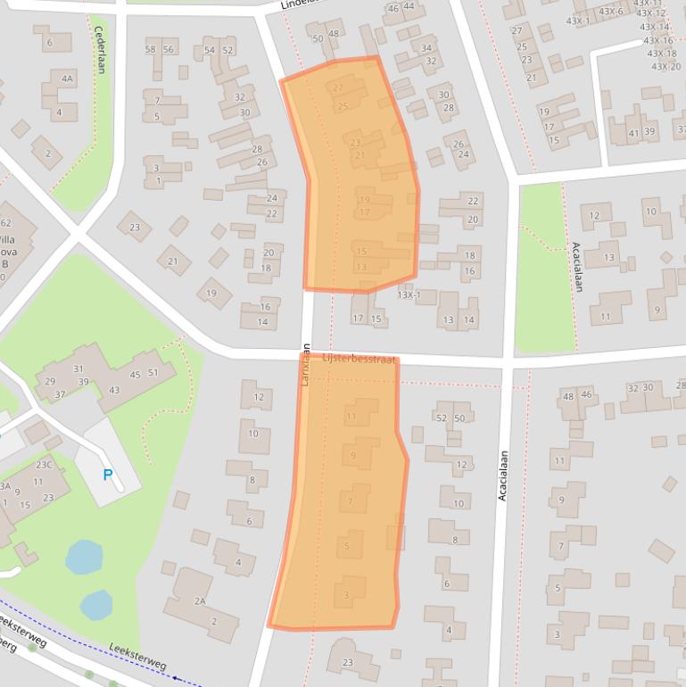 Kaart van postcodegebied 9301NN.