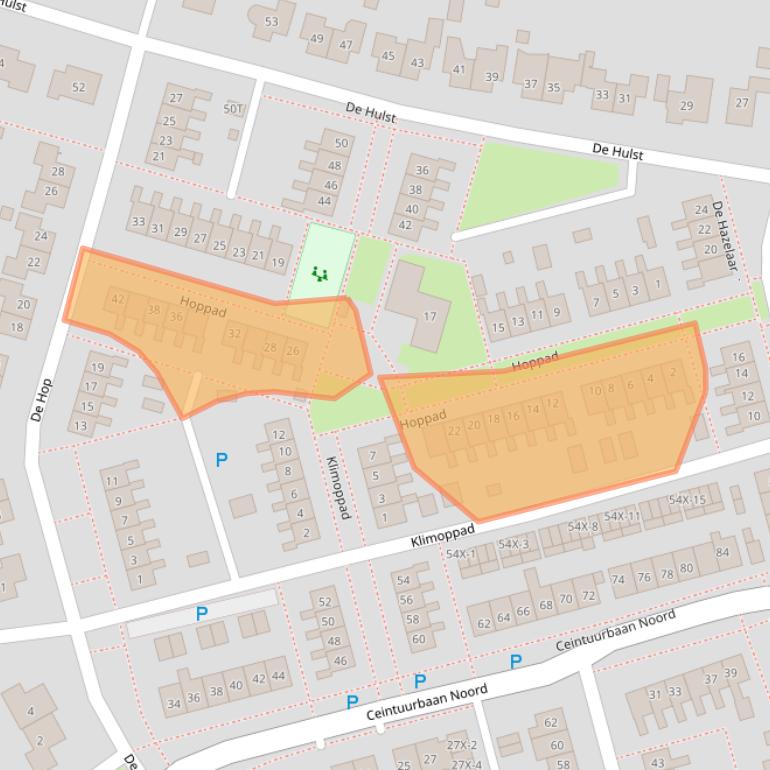 Kaart van postcodegebied 9301PH.