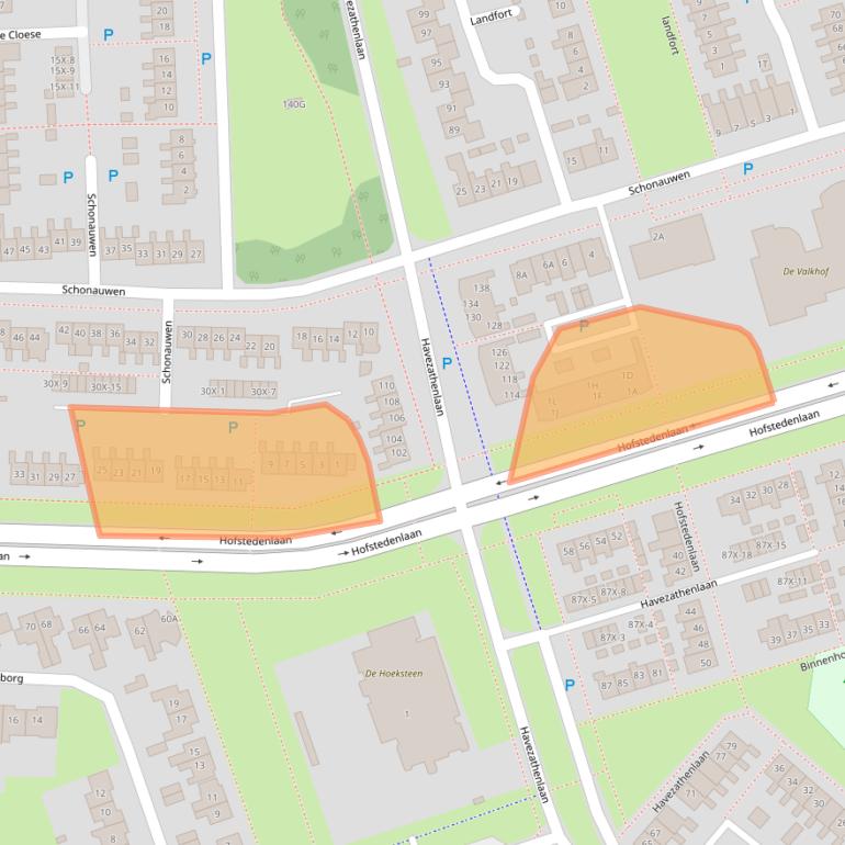 Kaart van postcodegebied 9301RT.
