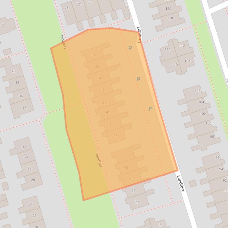 Kaart van postcodegebied 9301TB.