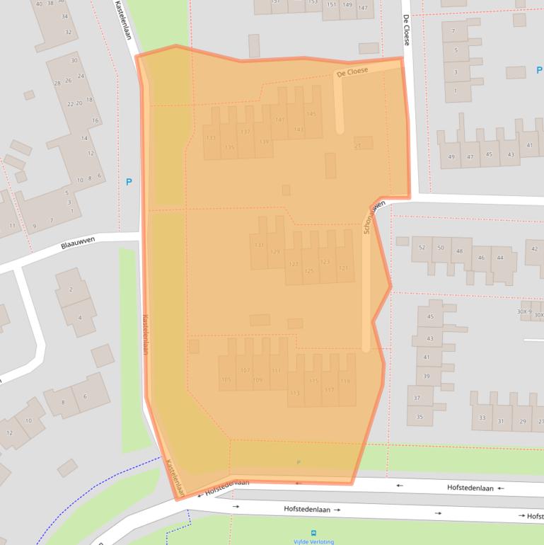 Kaart van postcodegebied 9301VR.