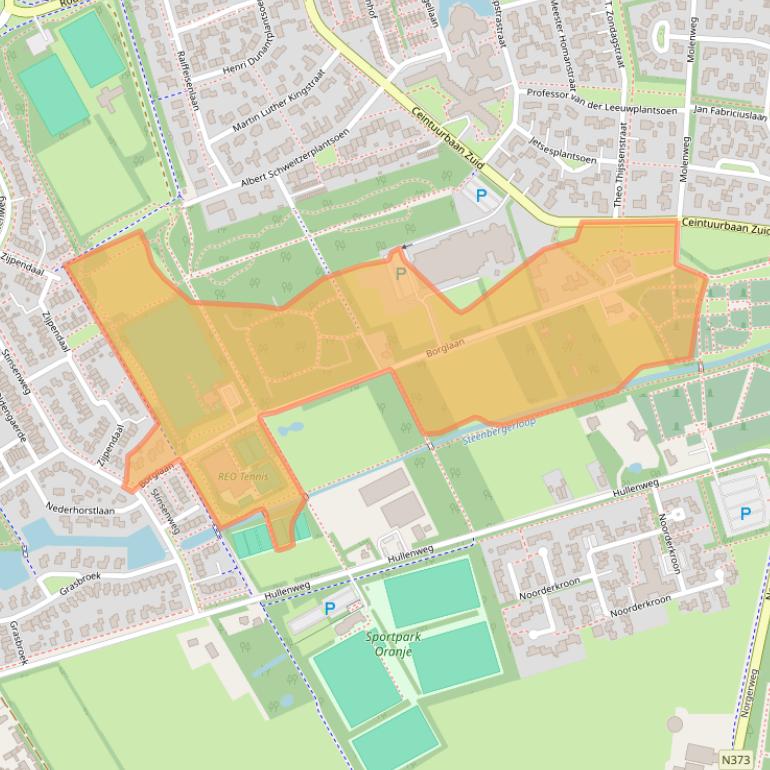 Kaart van postcodegebied 9301ZE.