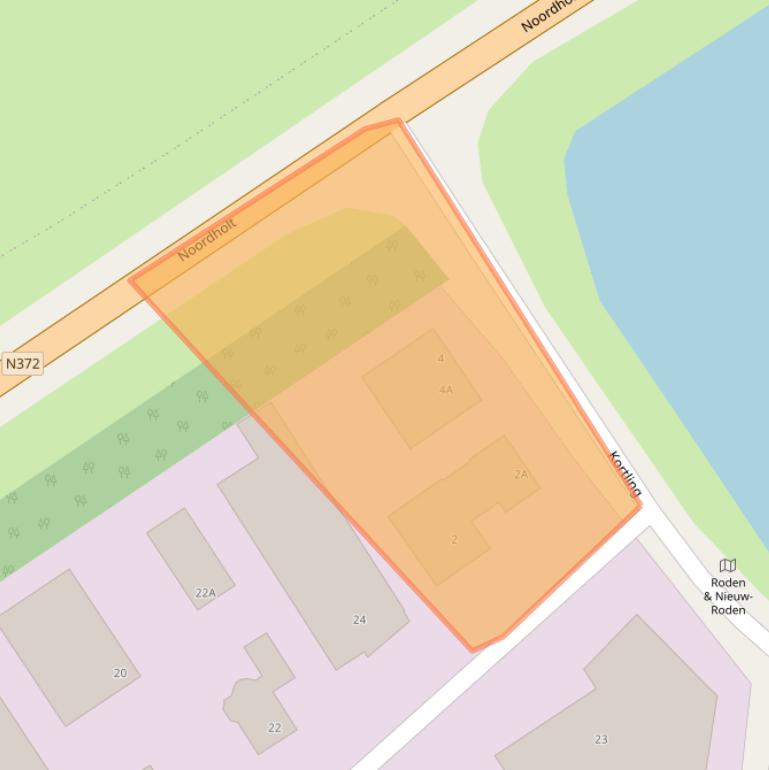 Kaart van postcodegebied 9301ZK.