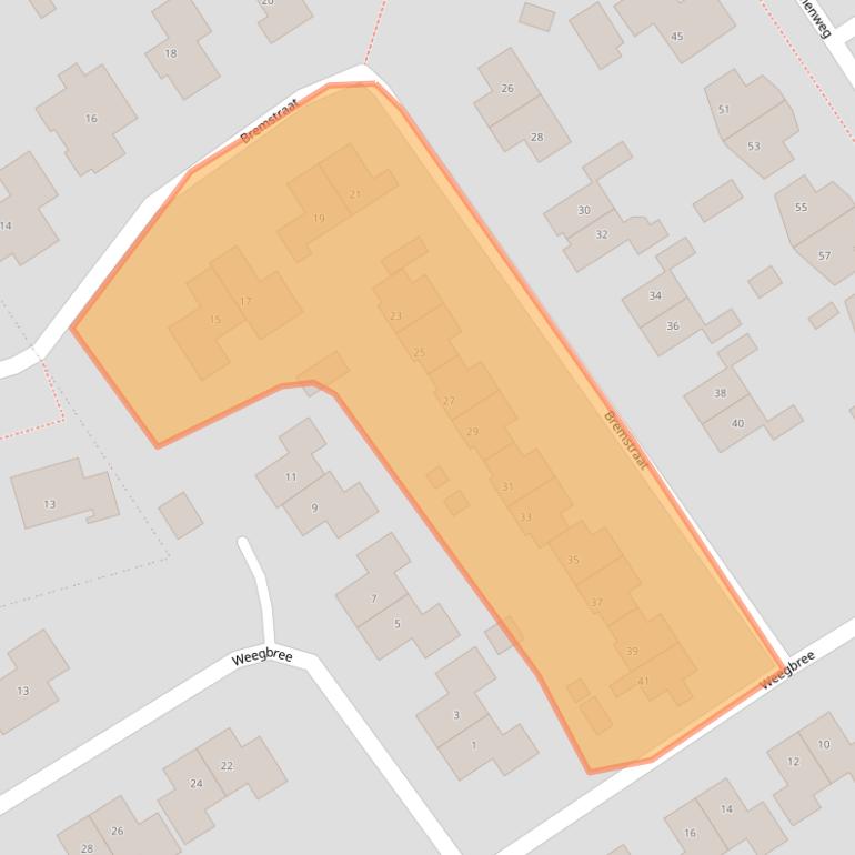 Kaart van postcodegebied 9302AR.