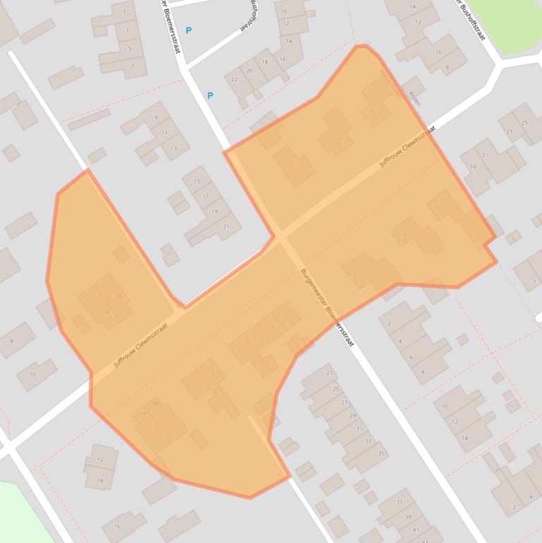 Kaart van postcodegebied 9311PG.