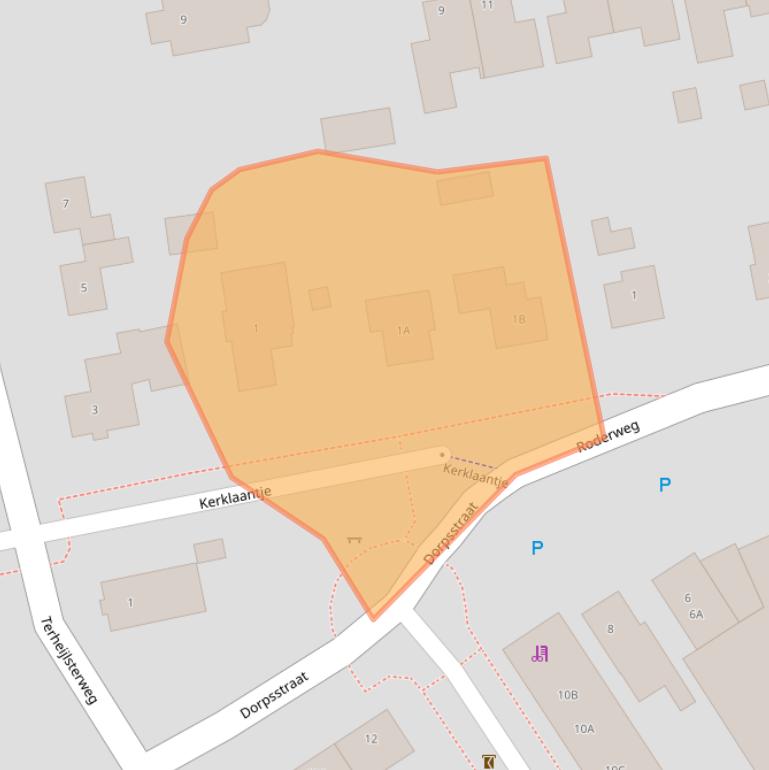 Kaart van postcodegebied 9311PX.