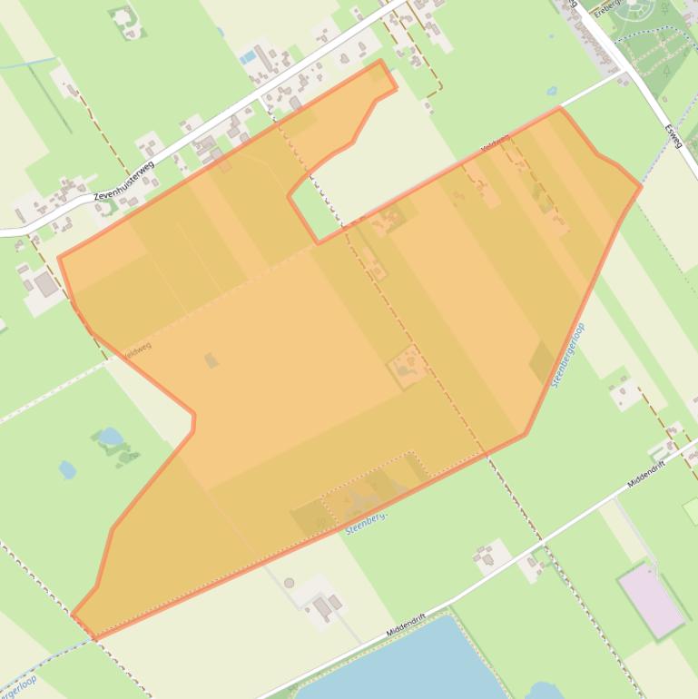 Kaart van postcodegebied 9311VE.