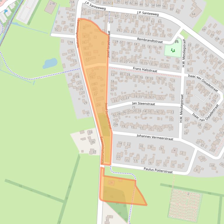 Kaart van postcodegebied 9312PL.