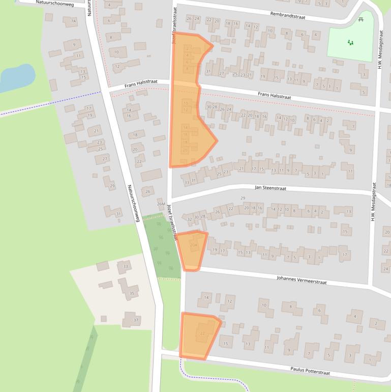 Kaart van postcodegebied 9312PM.