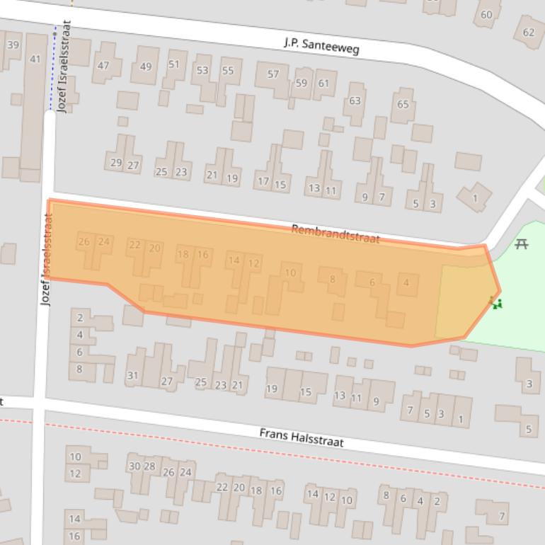Kaart van postcodegebied 9312PP.