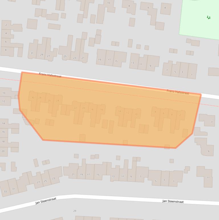 Kaart van postcodegebied 9312PS.
