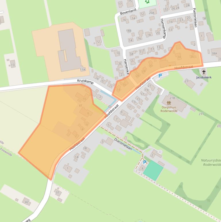 Kaart van postcodegebied 9315PB.