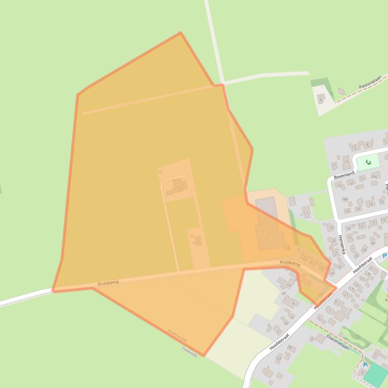 Kaart van postcodegebied 9315PE.