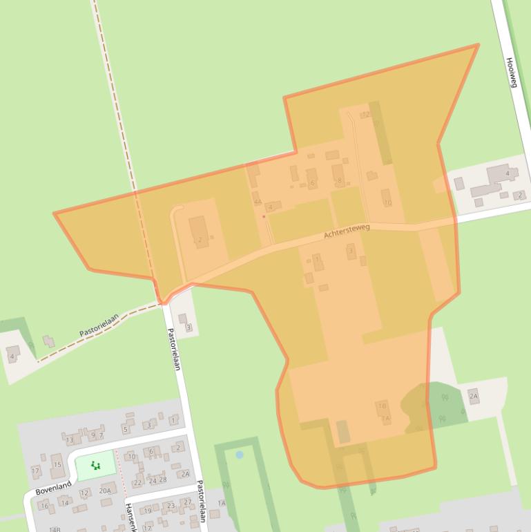 Kaart van postcodegebied 9315TA.